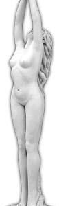 Meztelen nő vízköpő 163cm