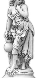 Nő kancsóval 66cm