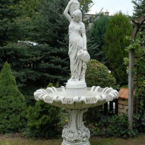 Korsós nő egytálcás szökőkút (átmérő 129cm)