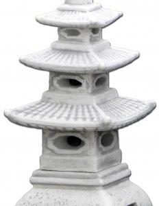 Pagoda lámpa háromszintes