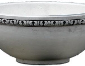 virágtartó tál díszes peremmel 19cm